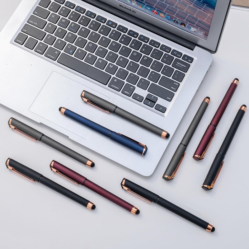 Linbsunne Black Gel Pens 0.7mm Medium Point Pen Office Pens