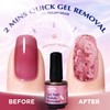 Gel Nail Polish Remover Kit -Quick&Easy Gel Polish Remover,0.5Fl Oz