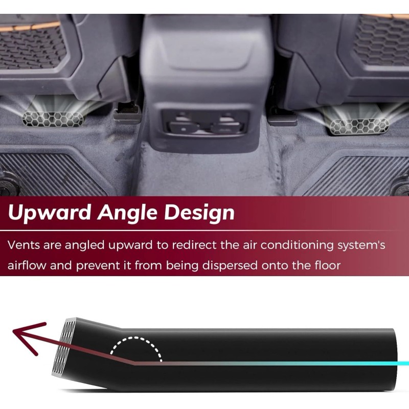 Raptor Under Seat Vent Deflectors for Ford F150 2015-2024 Lightning