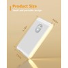 WILLED Motion Sensor Night Light, Rechargeable Stair Lights Indoor, Warm
