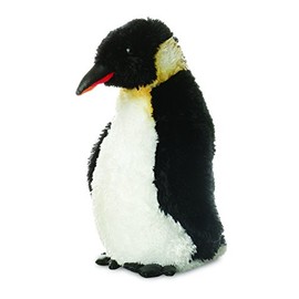 Aurora, 31194, Mini Flopsie Emperor Penguin, 8In Soft Toy, Black and White