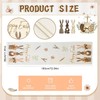 Scinzene Fashion Rabbit Carrot Easter Table Runner, Washable Table Runner,