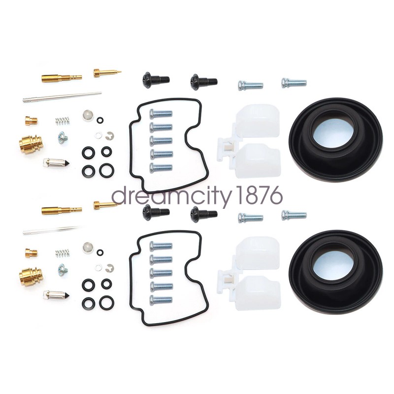 soillar 2PCS Fit Yamaha V-Star 1100 XVS1100 99-08 2009 Carburetor