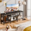 Furologee TV Stand for TVs up to 55 Inch, Entertainment