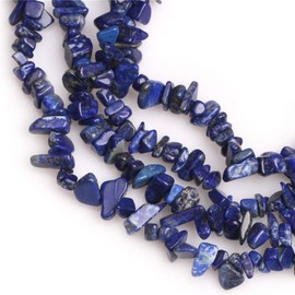 Lapis Lazuli Chips Beads for Jewelry Making Gemstone Semi Precious 7-8mm 34" JOE FOREMAN
