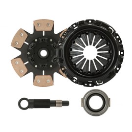 ClutchXperts SPC Stage 3 6-Puck Sprung Clutch KIT Compatible With 2012-2017 Hyundai Veloster 1.6L Regular, SPC-XT52404HVLHP3