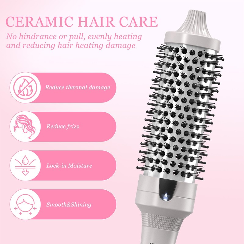 K&K Thermal Brush Heated Round Brush - Blowout Look Volumizer