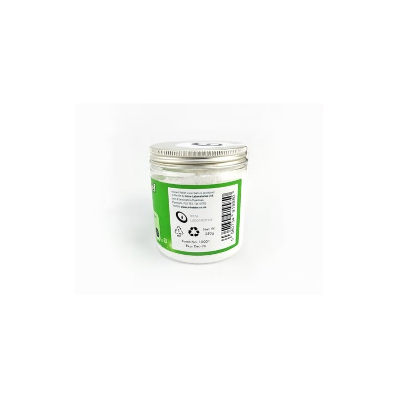 Intralabs Liver Salts 220g, Original Formula, 50 Servings, Relief from