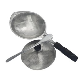 Lakpura® Aluminium Hopper Pan with Lid (15cm)