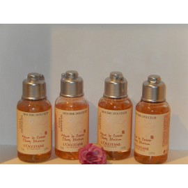 L'OCCITANE CHERRY BLOSSOM FLEURS DE CERISIER SHOWER GEL TRAVEL 75ML x4 = 300 ML