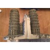 Statues & Models Leaning Tower of Pisa Bookends NIB. Free