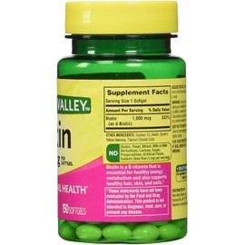 Spring Valley - Biotin 1000 mcg, 150 Tablets