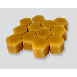 Beeswax Combs for Ukrainian Pysanky Easter Egg Decorating, 12-Pack, Triple Filtered, Clear, Compatible with Kistka Hot Wax Pen, Good for Master Class Group, 3 oz