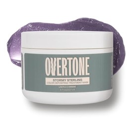 oVertone Acondicionador Depósito de Color para El Cabello - 8Oz Color de Cabello Semi Permanente Con Manteca de Karité y Aceite de Coco - Tinte Temporal para El Cabello - Vegano, Libre de Crueldad - P