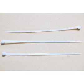 Pasow 25pcs Nylon Zip Ties Plastic Cable Ties Self-Locking Heavy Duty wrap ties Durable Strong Cable Ties (18 Inch, White)