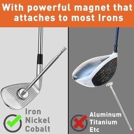 Golf Alignment Rods, Golf Swing Trainer Aid Golf Club Alignment Stick Corrector Help Visualize and Align Your Golf Shot Golf Alignment Aids