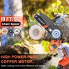 Hongmai Mini Chainsaw, 4 Inch Cordless Handheld Electric Chainsaw for
