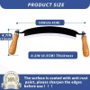 No Brand 10 in Draw Knife,Felled Draw Shave Knife, Curved
