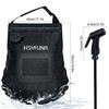 HSYFUNA Camping Shower, 5 Gallons/20 L with Temperature Display, Solar