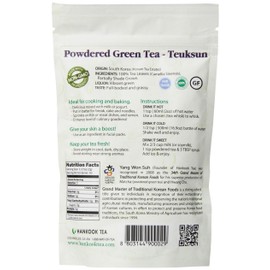 Hankook Tea 100 g Powdered Green Tea Premium Grade Polybag