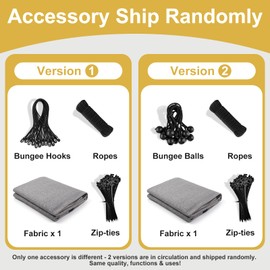 Shade&Beyond Customized Size 90% Sun Shade Cloth with Grommets, 10' X 10' Pergola Shade Cover Canopy, Mesh Tarp Sun Screens for Patio, Outdoor, Garden, Backyard, Mocha, GN10