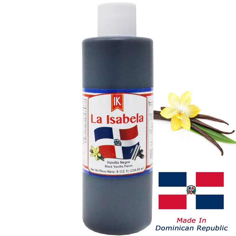 Black Vanilla Extract from Dominican Republic 8 Oz