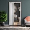 Living Peace Goodbye Mosquito Magnetic Door Screen (120x210cm) (Black)