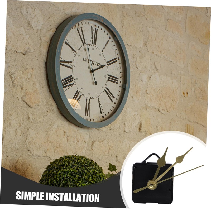 Gatuida Clock Mechanism with Replaceable Clock Hands Easy Installation Silent