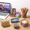 HurLuksi Pen Holder for Desk, 6 Pieces Mesh Desk Organiser