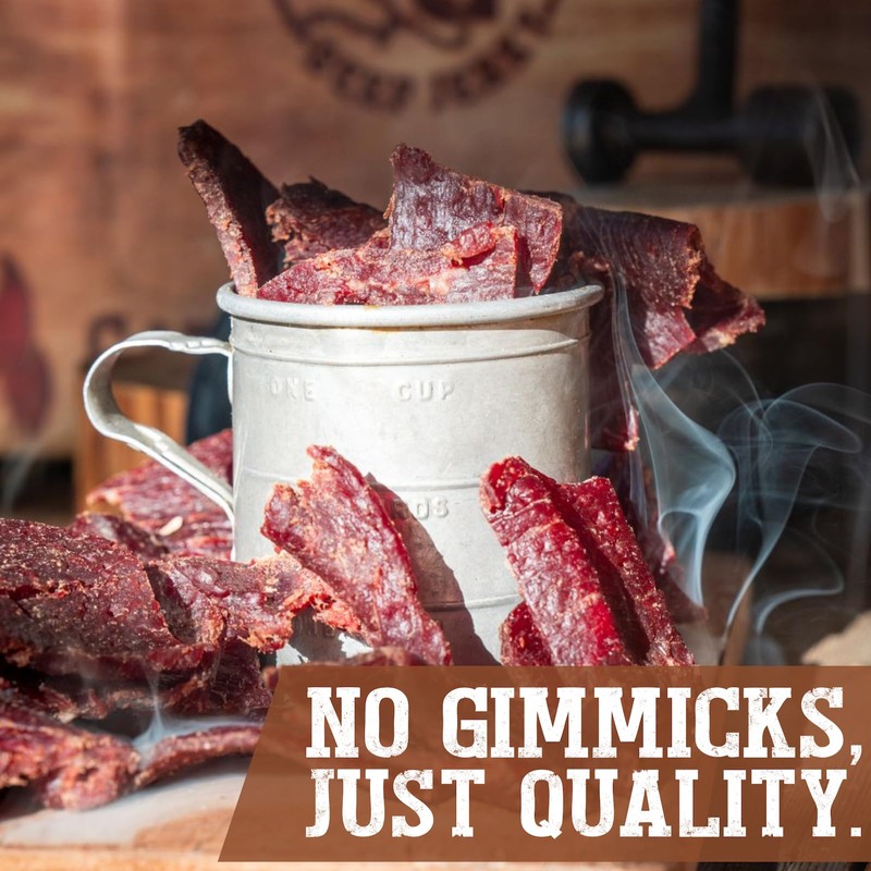 Cattleman's Cut Peppered Steakhouse Beef Jerky, 10 Ounce