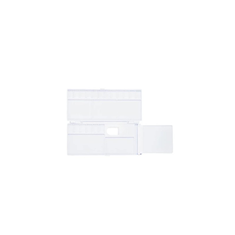 Yasutomo Niji Foldout Watercolor Palette, White (YWP800)