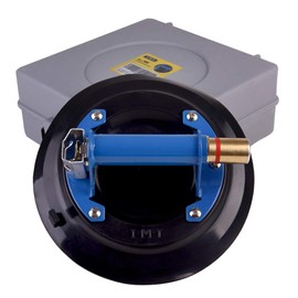 IMT 9" Metal Suction Cup for Glass, Vacuum Pump Suction Cups to Lift Large Glass, with Metal Handle and Brass Pump, 260lbs Load Capacity