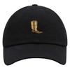 JPAK Cowboy Boot Premium Dad Hat Embroidered Cotton Baseball Cap