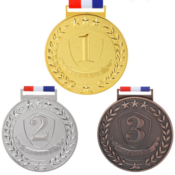 Abaokai 1st, 2nd, 3rd Award Medals - 3 Inches Olympic