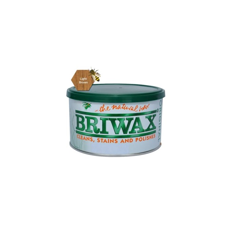 Light Brown Briwax Original Formula (Single Pack)
