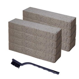 Paquete de 8 piedras pómez para limpieza de inodoros, piedra pómez de limpieza, almohadilla de limpieza para inodoro, piscina, baño, cocina, limpiador de barbacoas