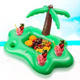 Inflatable Drink Holder, Drink Holder Pool, Inflatable Drink Holder Pool, Pool Drink Holder Floating Drink Holder Pool Inflatable for Beach and Pool Parties
