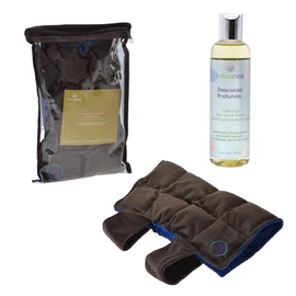 Pack Rodilla : Compresa De Semillas y Plantas Medicinales + Aceite Para Masaje De 125ml