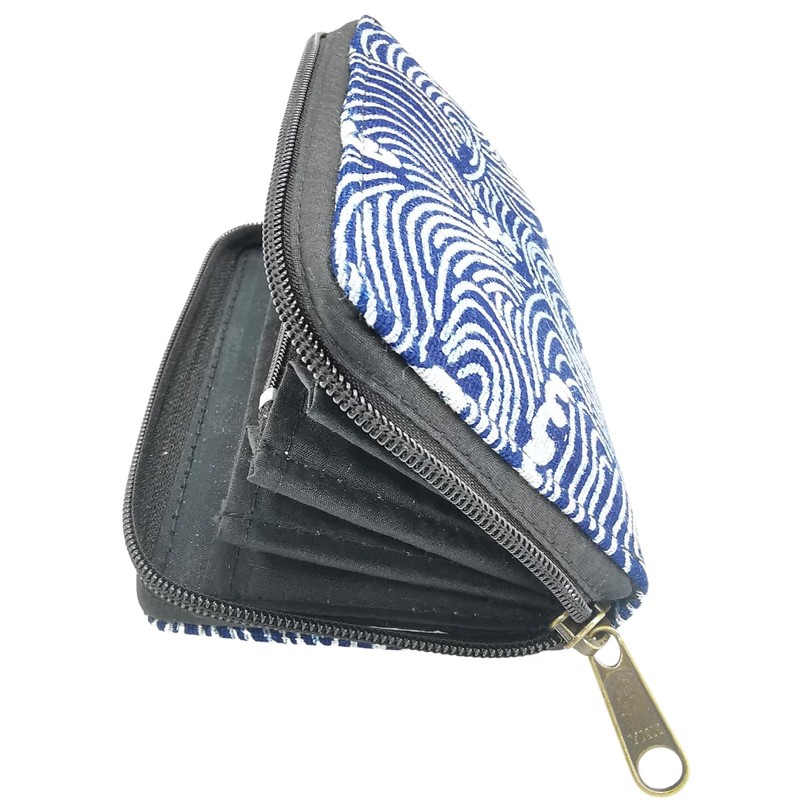 PANASIAM Geometrix Purse Made of Cotton, 2 Sizes, Vegan &