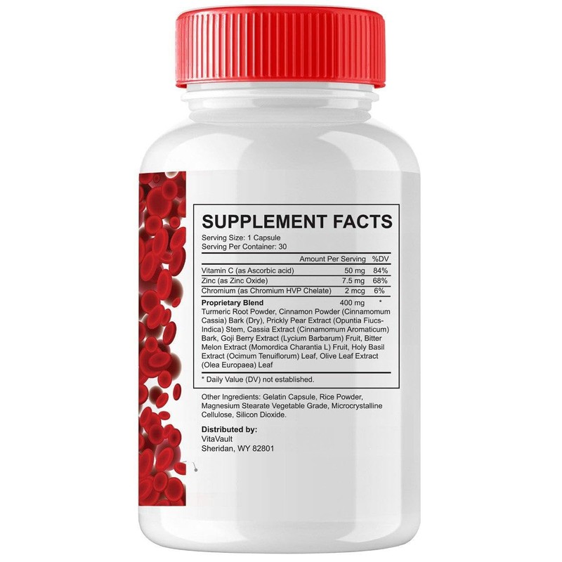 (3 Pack) Glucofort, Max Advanced Blood Support Formula Capsules