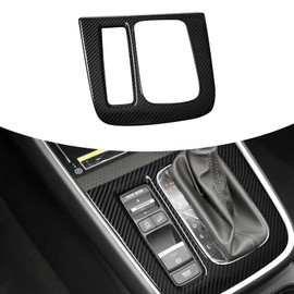 Agulier Compatible with Center Console Gear Shift Panel Trim Cover Protection Frame Sticker Interior Accessories Decoration for Honda CRV 2023-2024,Carbon Fiber