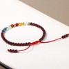 Jewever 7 Chakra Bracelets for Women Real Stone Lucky Rope