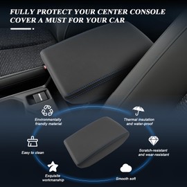 BIBIBO for 2025 Subaru Forester Center Console Cover Armrest 2025 Subaru Forester Base/Premium/Sport/Limited/Touring Arm Rest Cover Forester Interior Accessories 2025 Subaru Forester (Black-b)