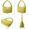 NOBLIFE Woven Bag for Women, Small Vegan Leather Summer Beach