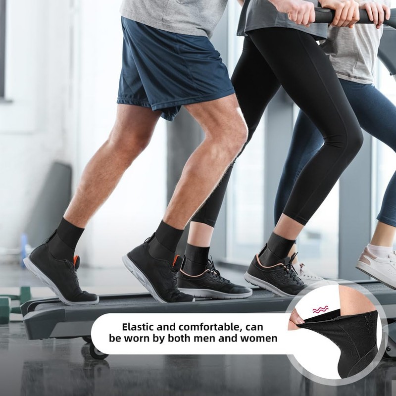 Adjustable Compression Ankle Brace for Sprained Ankle, Strong Support, Breathable