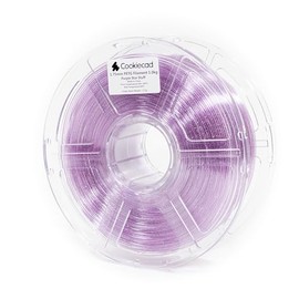 Cookiecad PETG Filament 1.75mm 1kg Glitter Translucent 3D Printer Filament - Purple Star Stuff PETG