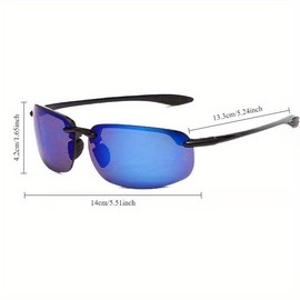 Maui Jim TR Frame Fashion Glasses, Men'S Sports Polarized Glasses, Fashion Goggles, Polarized Glasses Are Perfect for Sports, Fishing, Golf, Surfing And Driving - Color: Tea Frame Tea Pieces