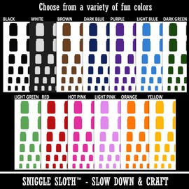 Mason Jar Solid Temporary Tattoo Water Resistant Fake Body Art Set Collection - Yellow (One Sheet)