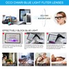 OCCI CHIARI Bifocal Blue Light Reading Glasses for Women 3.5
