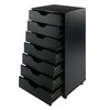 Winsome Wood Halifax Cabinet for Closet/Office Tall/Black